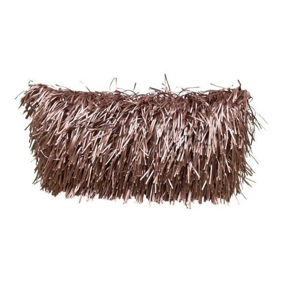 425 SOUTH LOS ANGELES Rose Gold Fringe Rectangular Pillow - Picture 7 of 7